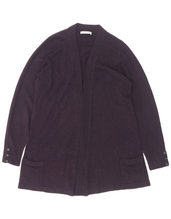 Marks & Spencer Dame Longline Cardigan Sweater UK 12 Medium Navy Blue