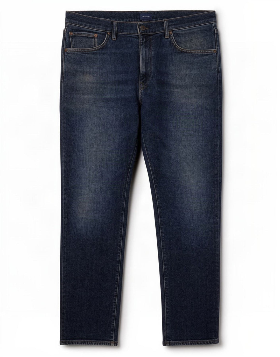 Gant Straight Jeans til mænd W38 L32 blå bomuld