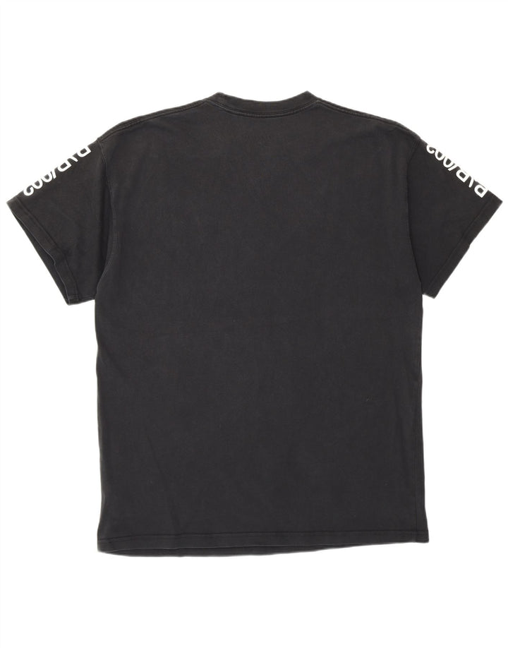 Nike Herre grafisk T-shirt Top Medium Sort Bomuld