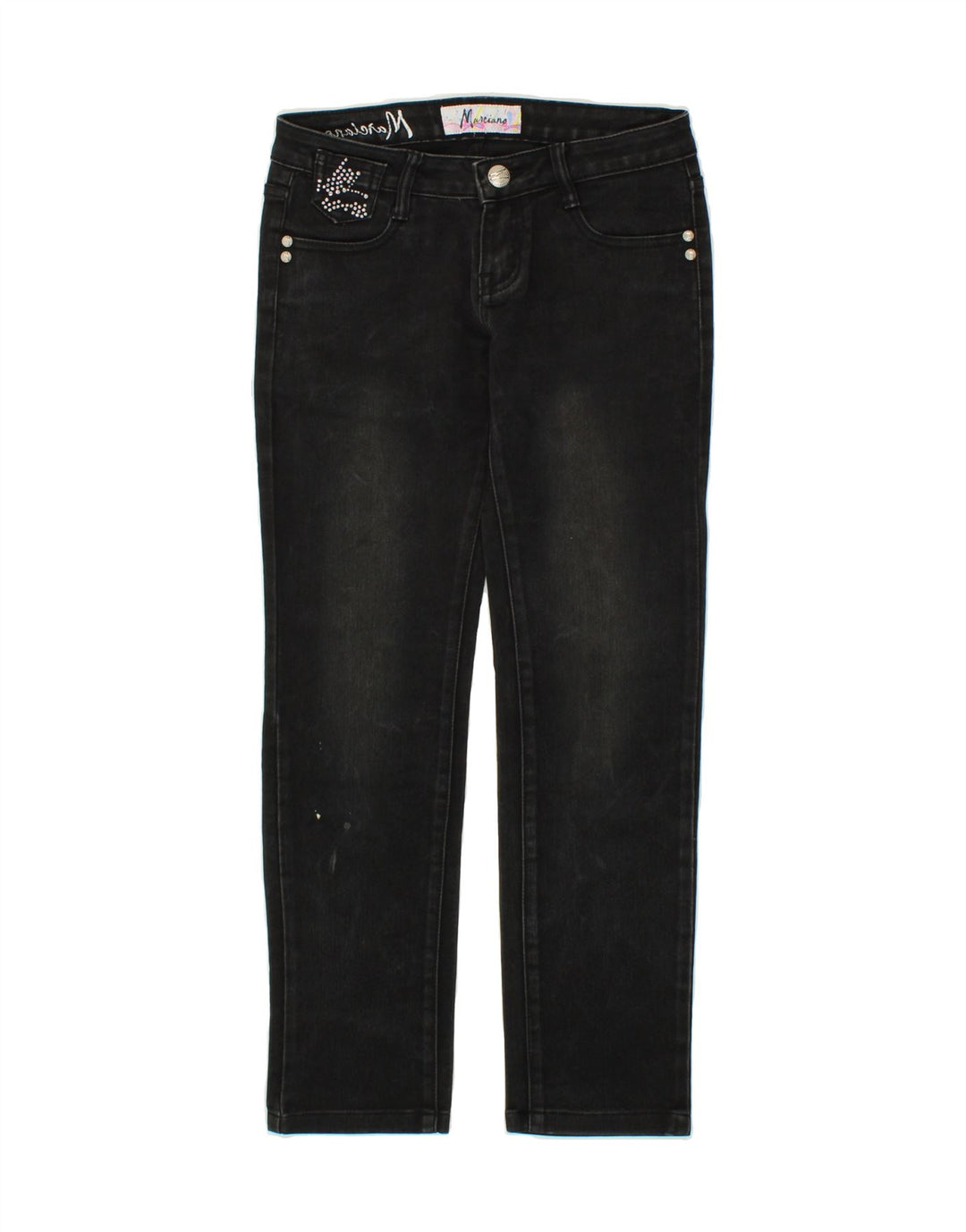 MARCIANO Womens Slim Jeans W27 L26 Black Vintage Marciano and Second-Hand Marciano from Messina Hembry 