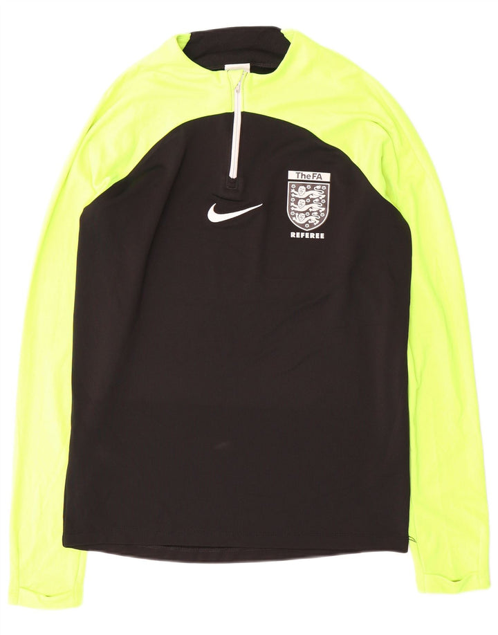 Nike Herre The FA Referee Grafisk Top Langærmet Lille Sort Colourblock