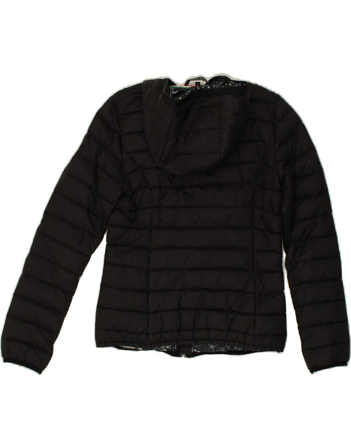 CIESSE PIUMINI Womens Hooded Padded Jacket IT 40 Small Black | Vintage Ciesse Piumini | Thrift | Second-Hand Ciesse Piumini | Used Clothing | Messina Hembry 