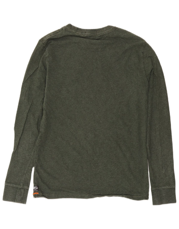 SUPERDRY Herre Top Langærmet Medium Grøn