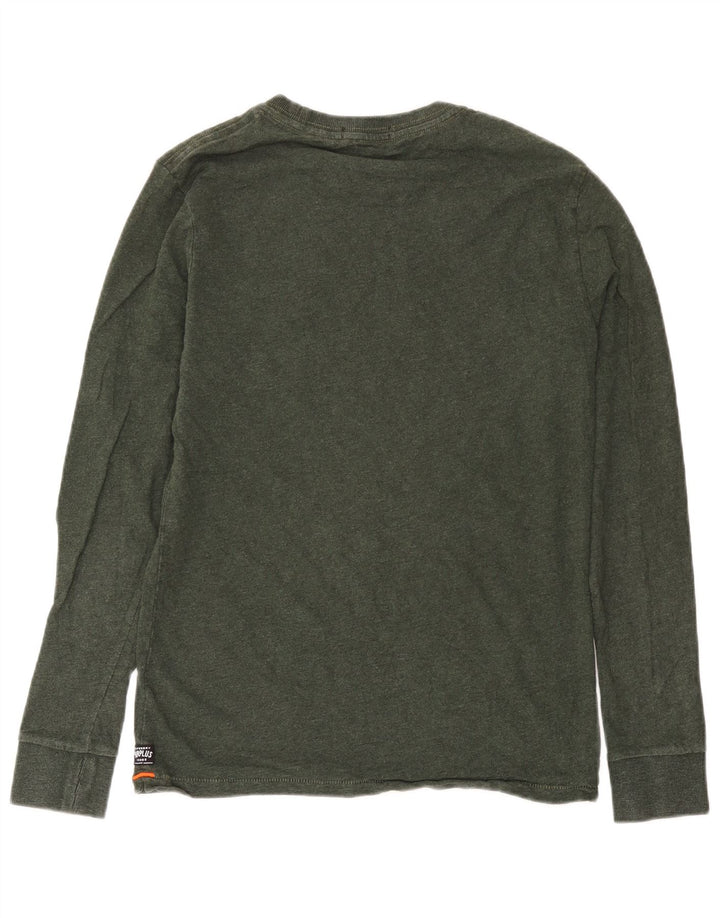SUPERDRY Herre Top Langærmet Medium Grøn