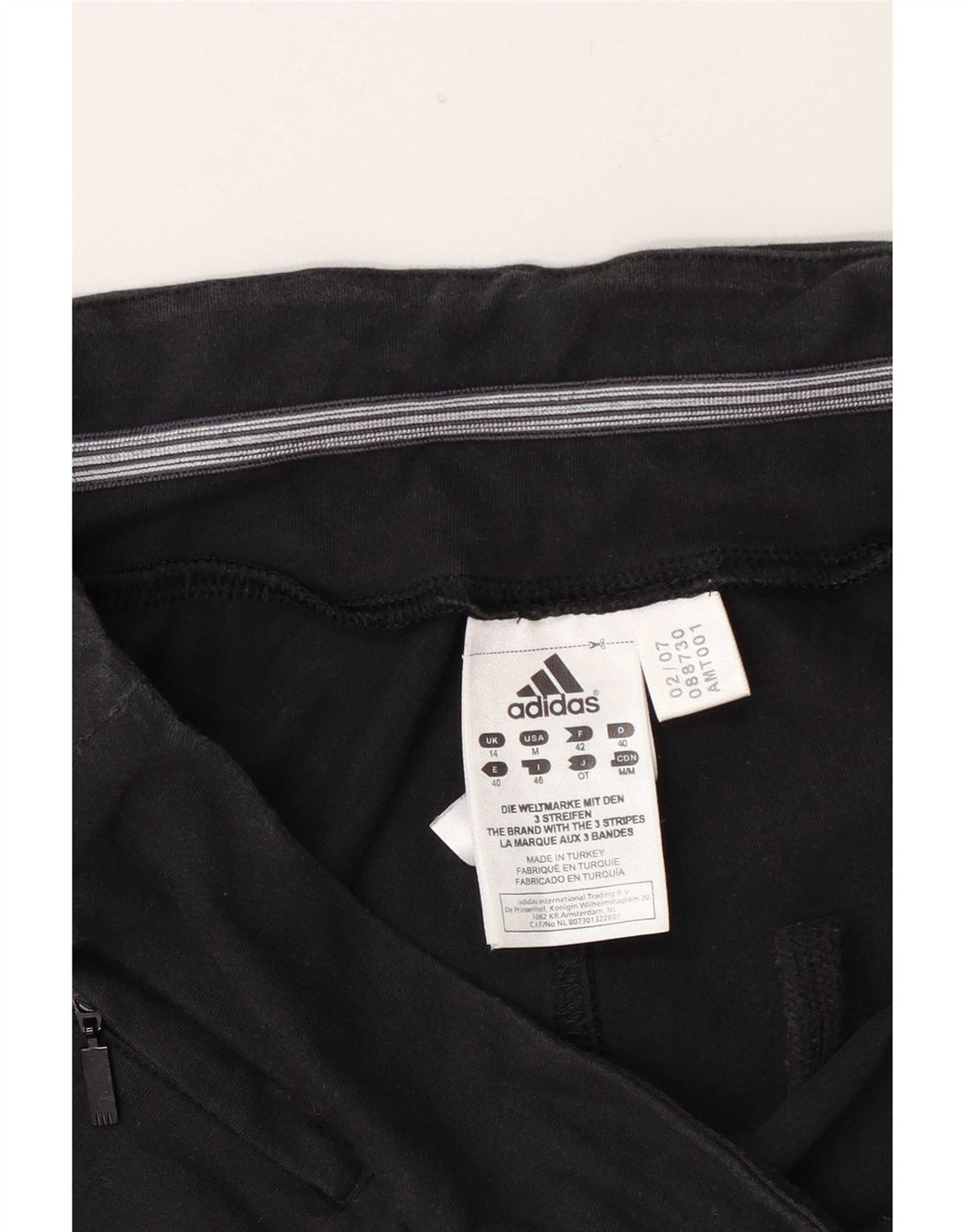 Adidas Sportsshorts til kvinder UK 14 Medium Sort Bomuld