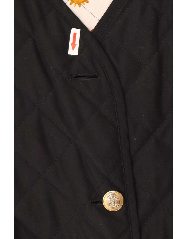 Schneiders Dame Quiltet Gilet UK 12 Medium Sort Polyester