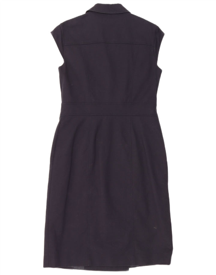 Marks & Spencer Womens Autograph Sheath Dress UK 12 Medium Navy Blue