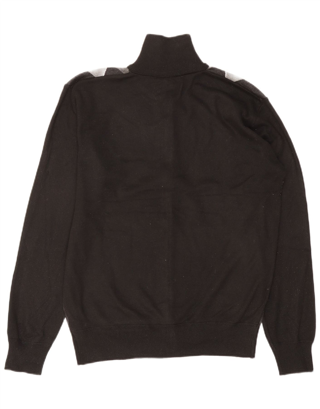 Pierre Cardin Herre Cardigan Sweater Stor Sort Argyle/Diamant Polyester