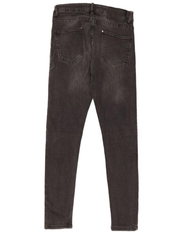 Zara Dame Skinny Jeans EU 42 Large W32 L29 Grå Bomuld