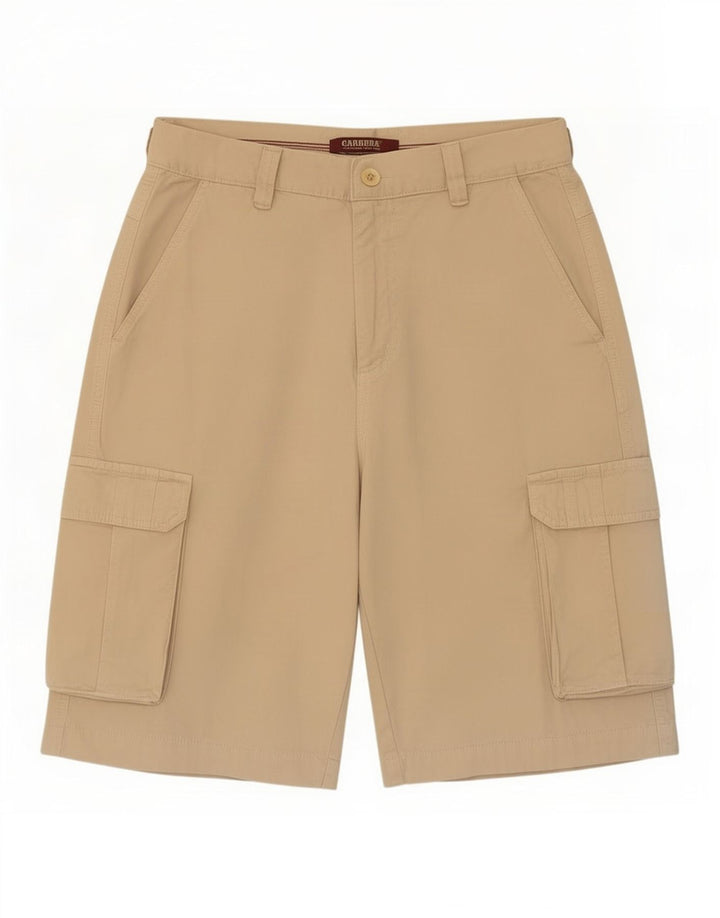 Carrera Herre Cargo Shorts IT 46 Small W28 Beige Bomuld