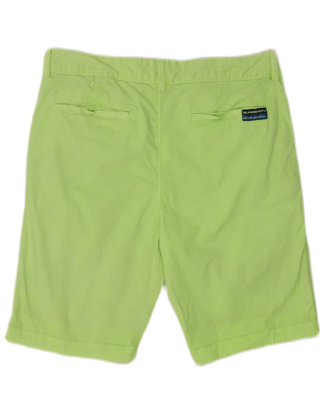 Superdry Chino Shorts til mænd Små W29 Grøn Bomuld