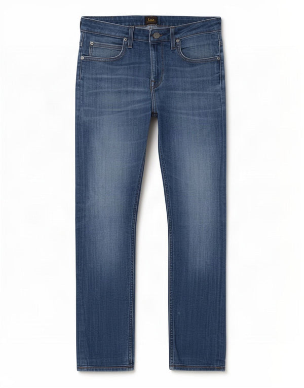 Lee Dame Malone Slim Jeans W30 L26 Blå Bomuld