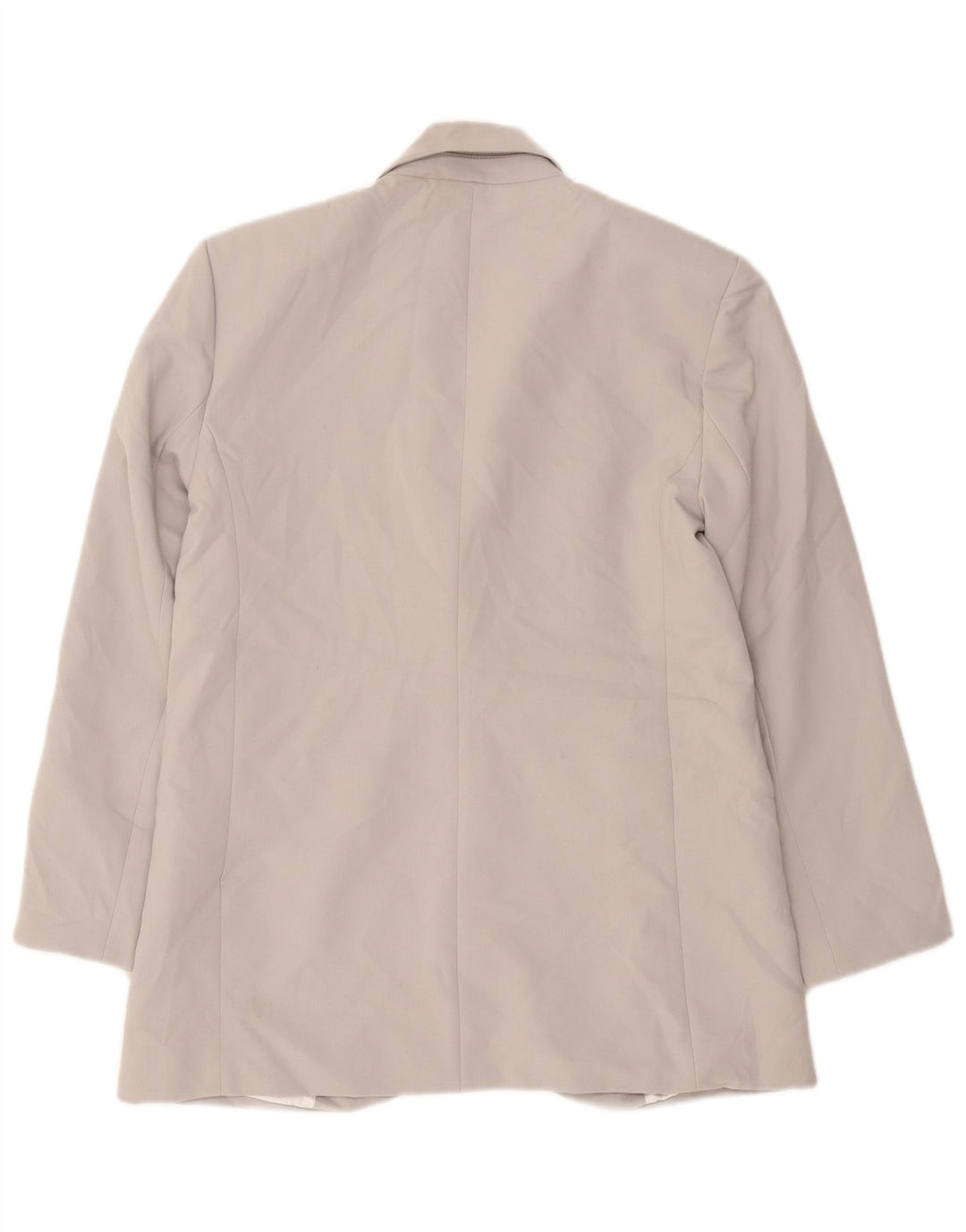 Zara Dame 1 Knap Blazer Jacket UK 14 Medium Grey Polyester