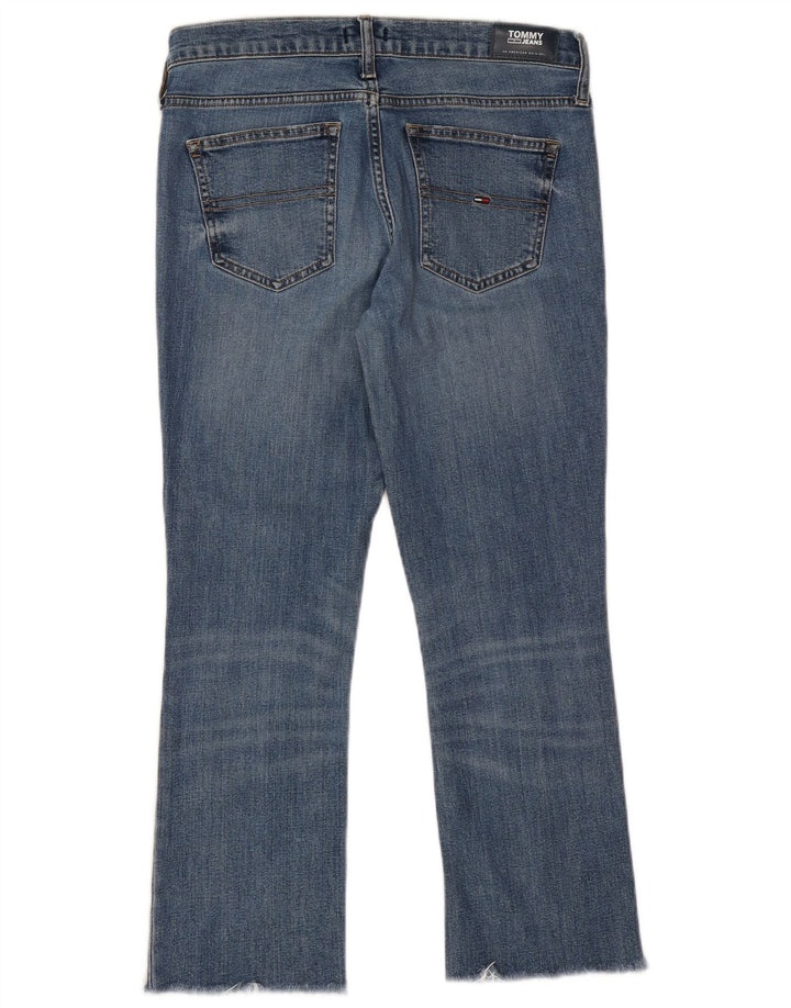 Tommy Hilfiger Dame Mid Rise Bootcut Jeans W29 L25 Blå Bomuld
