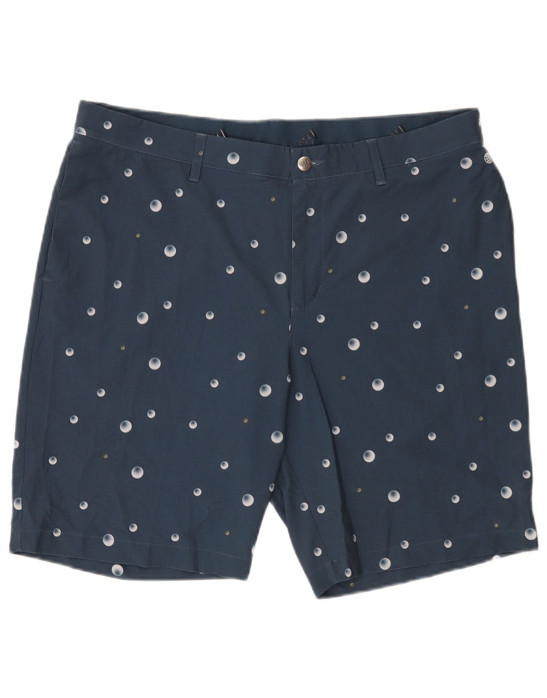 Adidas Chino Shorts til mænd W36 Large Navy Blue Spotted Polyester