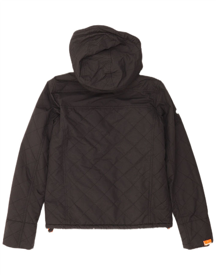 Superdry Windcheater hættejakke til mænd UK 36 Small Black