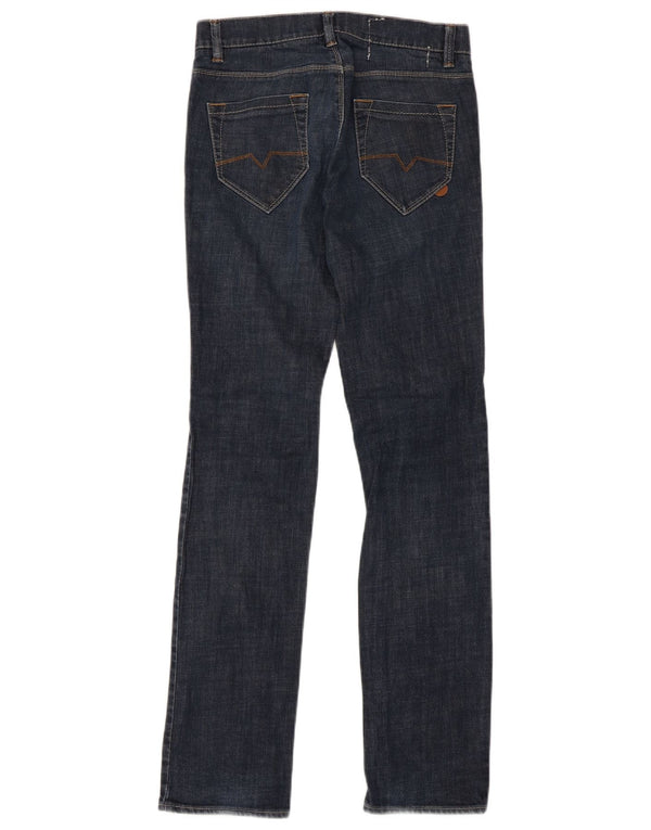 Hugo Boss Dame Lavtalje Lige Slim Jeans W24 L33 Blå