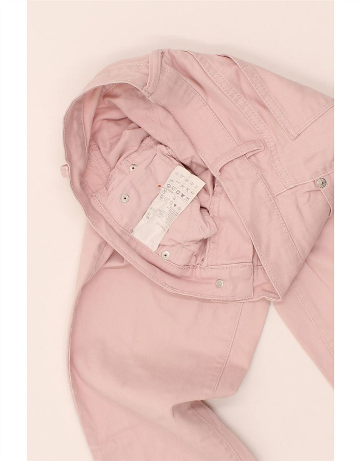 BENETTON Womens Slim Jeans IT 40 Small W26 L29 Pink Cotton Vintage Benetton and Second-Hand Benetton from Messina Hembry 