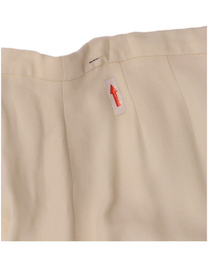 Max Mara Dame Midi Nederdel W28 Medium Off White