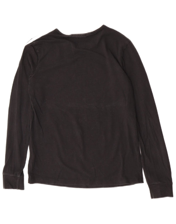 Adidas Dame Top Langærmet UK 10 Small Black Bomuld