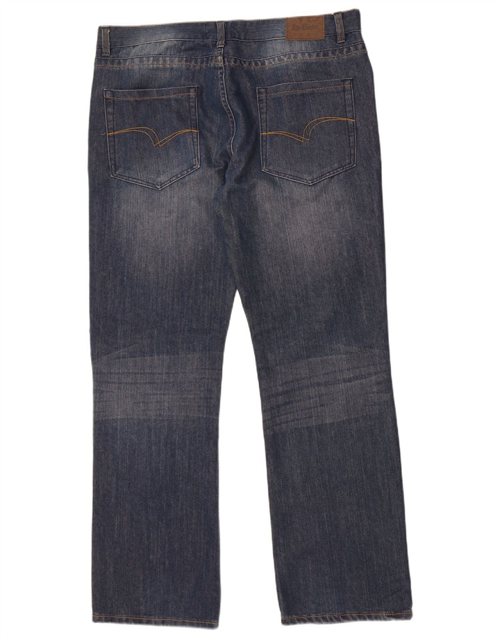 Lee Cooper Straight Jeans til mænd W36 L32 blå bomuld