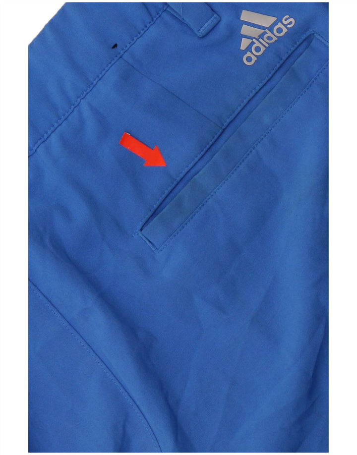 Adidas Chino Shorts til mænd W34 Large Blue Polyester