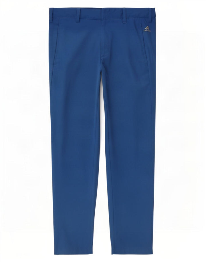 Adidas Straight Chino-bukser til mænd W30 L30 Blå polyester