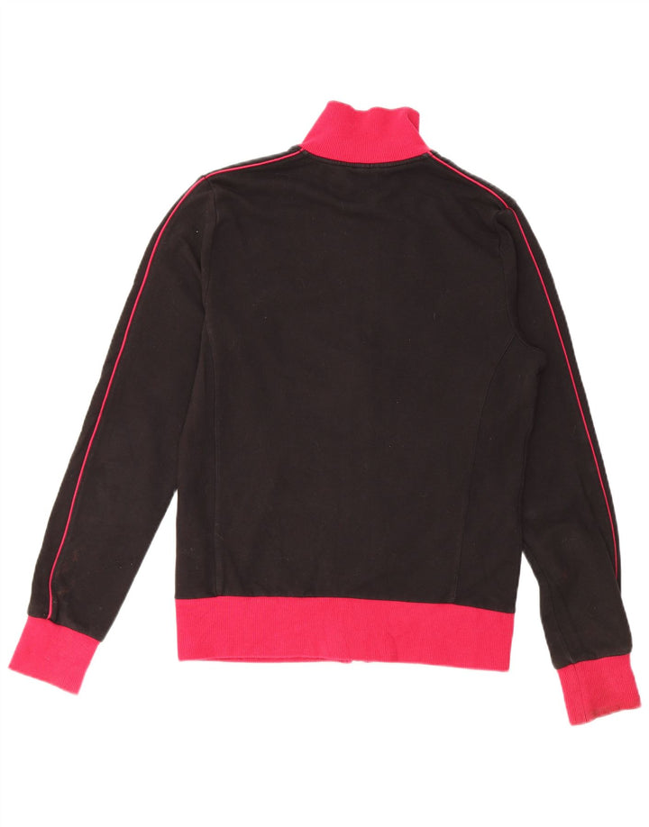 PUMA træningsdragt topjakke til kvinder UK 12 Medium Sort Colourblock Bomuld