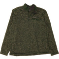 EDDIE BAUER Mens Zip Neck Sweatshirt Jumper 2XL Green Polyester Vintage Eddie Bauer and Second-Hand Eddie Bauer from Messina Hembry 