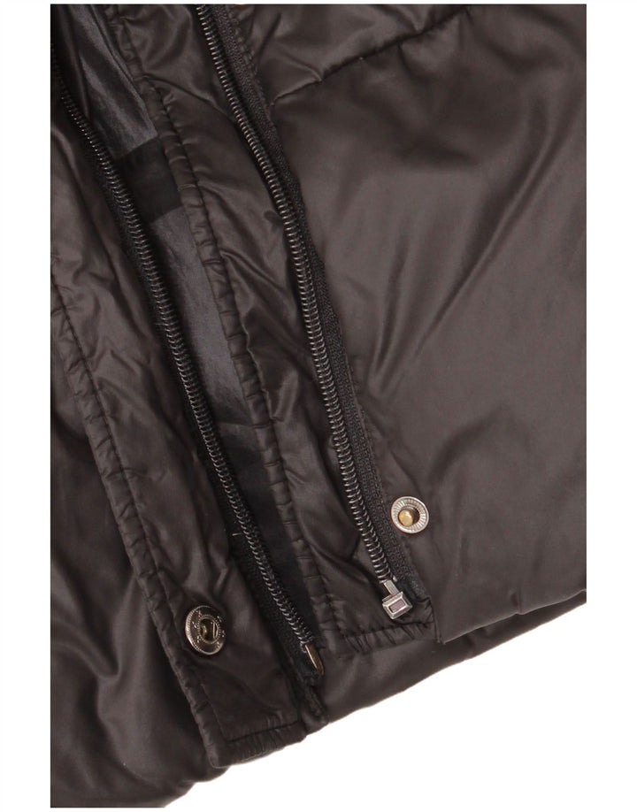 Guess polstret jakke til kvinder UK 8 Lille sort nylon