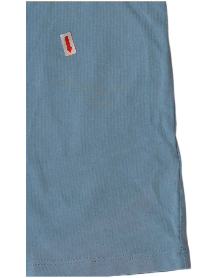 TOMMY HILFIGER T-shirt top mellemblå bomuld til mænd