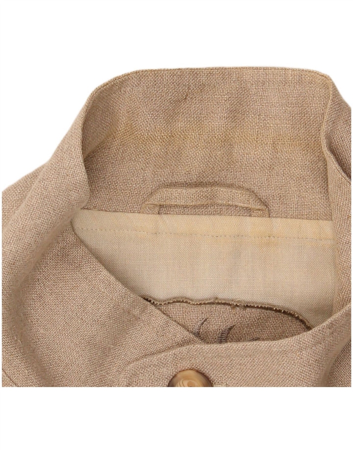 Rosner Bomberjakke til mænd EU 52 XL Beige hør