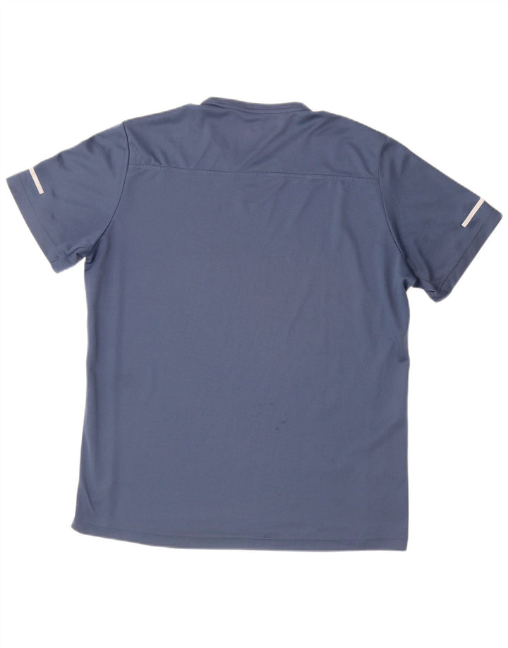 Adidas Herre Climalite T-Shirt Top Stor Marineblå