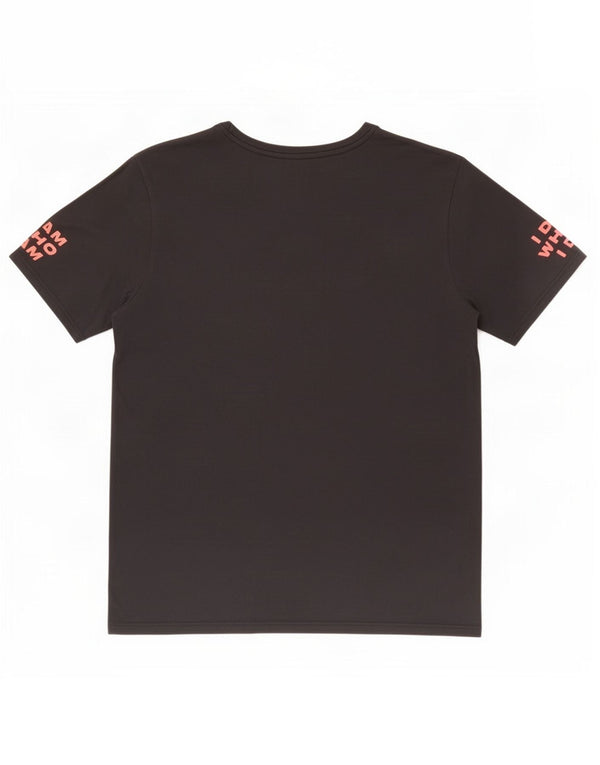 Nike Herre Dri Fit Grafisk T-Shirt Top Medium Sort