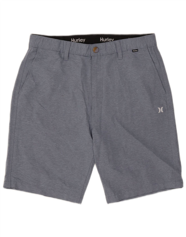 Hurley Herre Chino Shorts W32 Medium Blue Polyester