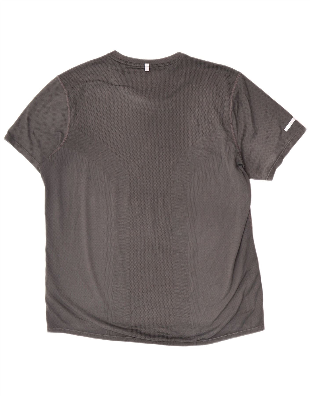 Nike Grafisk T-shirt top til mænd, stor grå polyester sport