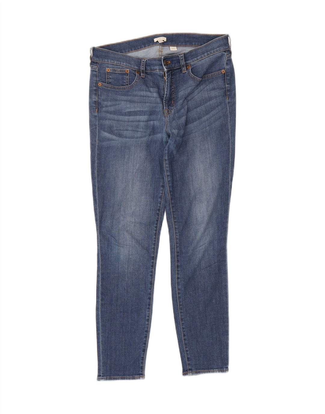 J. CREW Womens Skinny Jeans W32 L28 Blue Cotton Vintage J. Crew and Second-Hand J. Crew from Messina Hembry 