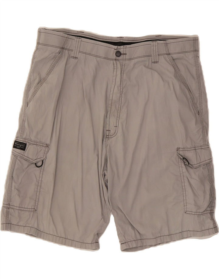 WRANGLER Mens Cargo Shorts W38 XL Grey Cotton Vintage Wrangler and Second-Hand Wrangler from Messina Hembry 