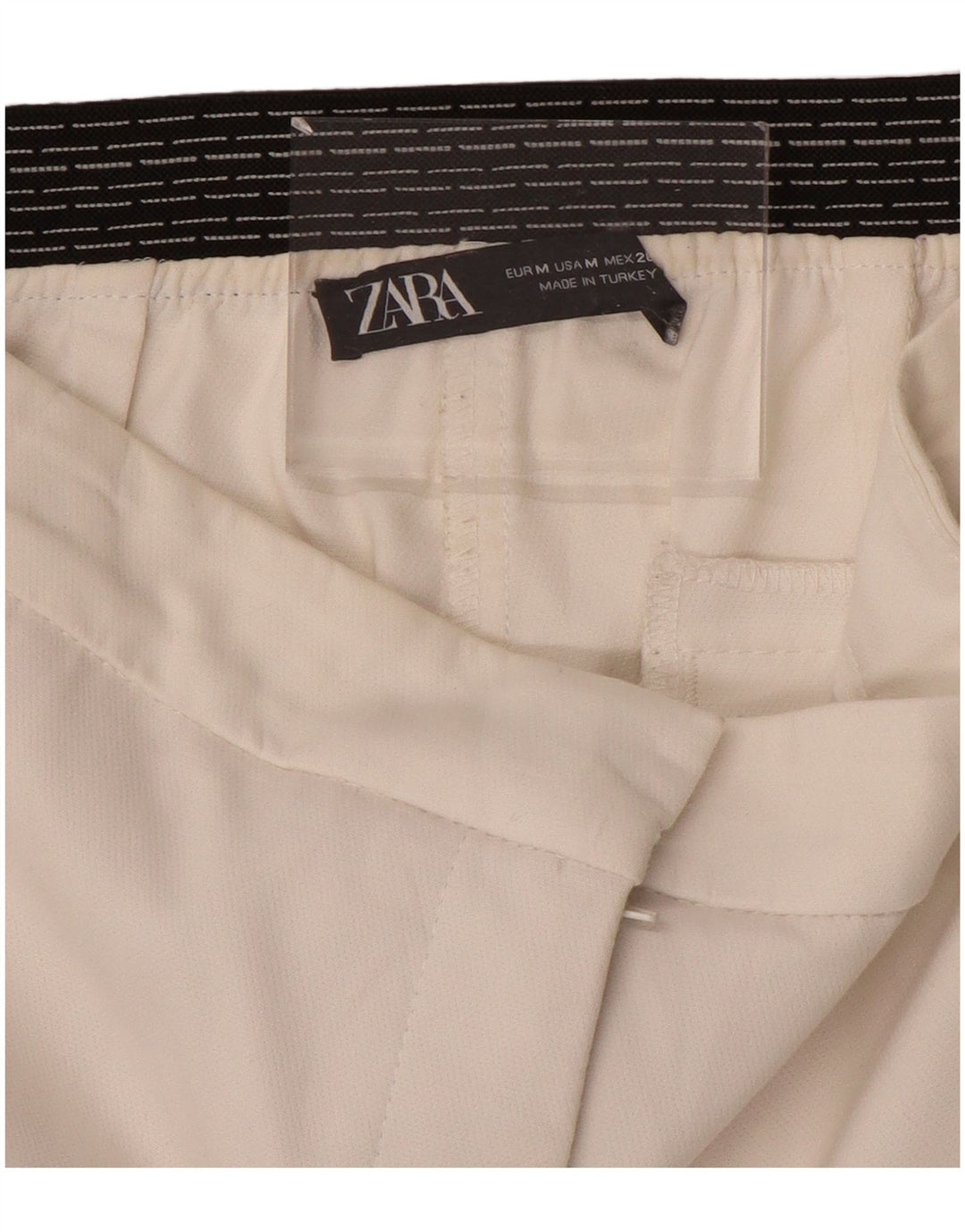 ZARA Lige Chinobukser til kvinder Medium W28 L27 Hvid