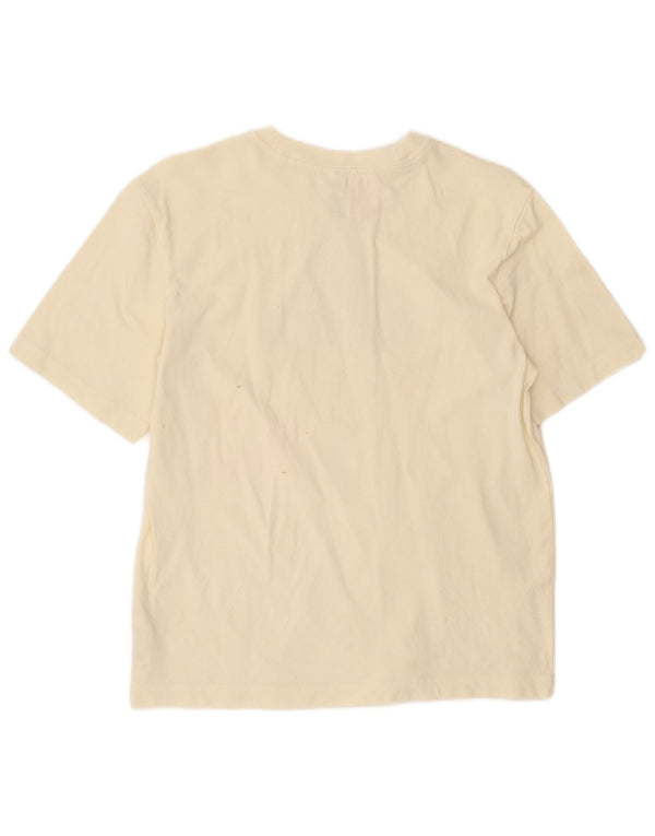 Adidas drenge grafisk t-shirt top 13-14 år hvid bomuld