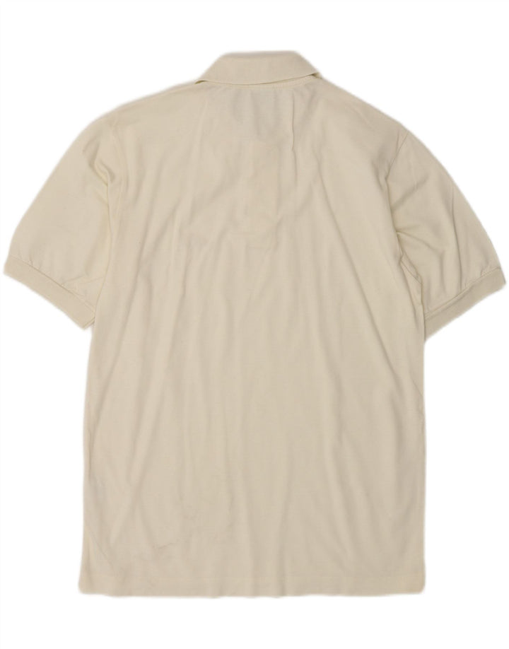 DIADORA Poloshirt til mænd Medium Off White Bomuld
