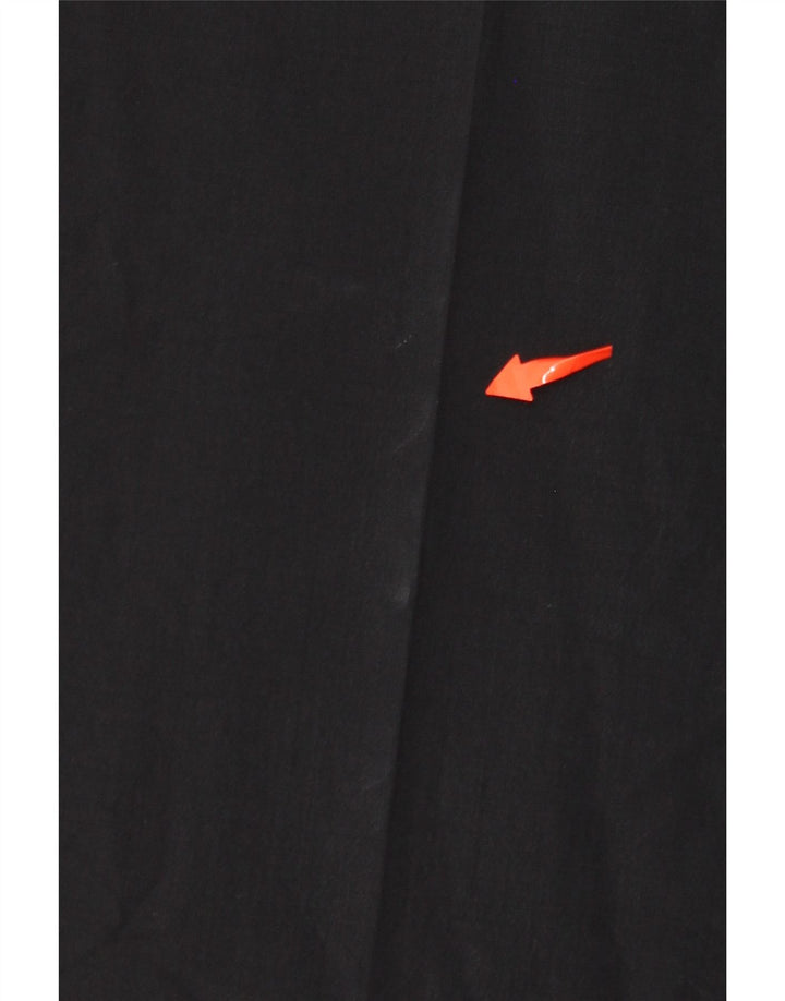 HUGO BOSS lige jakkesætsbukser til kvinder W34 L31 Marineblå jomfruuld