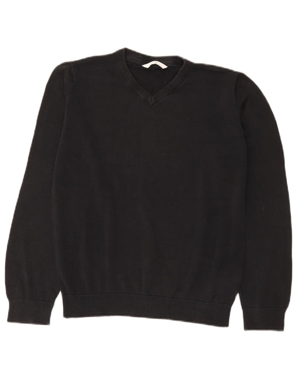 Marks & Spencer Boys Sweatshirt Jumper 12-13 år Sort bomuld