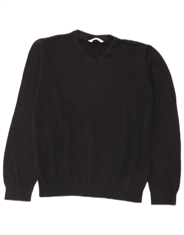 Marks & Spencer Boys Sweatshirt Jumper 12-13 år Sort bomuld