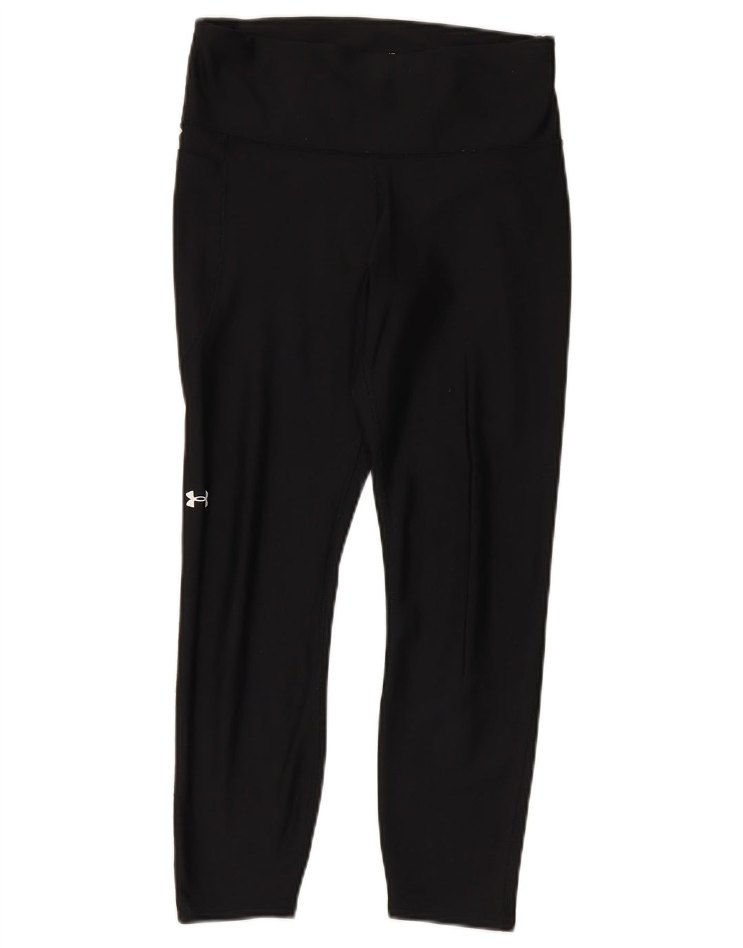 Under Armour Womens Heat Gear Leggings UK 12 Medium Black