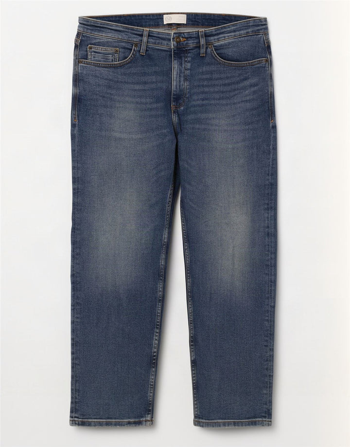 Marks & Spencer Straight Jeans til mænd W36 L29 blå bomuld
