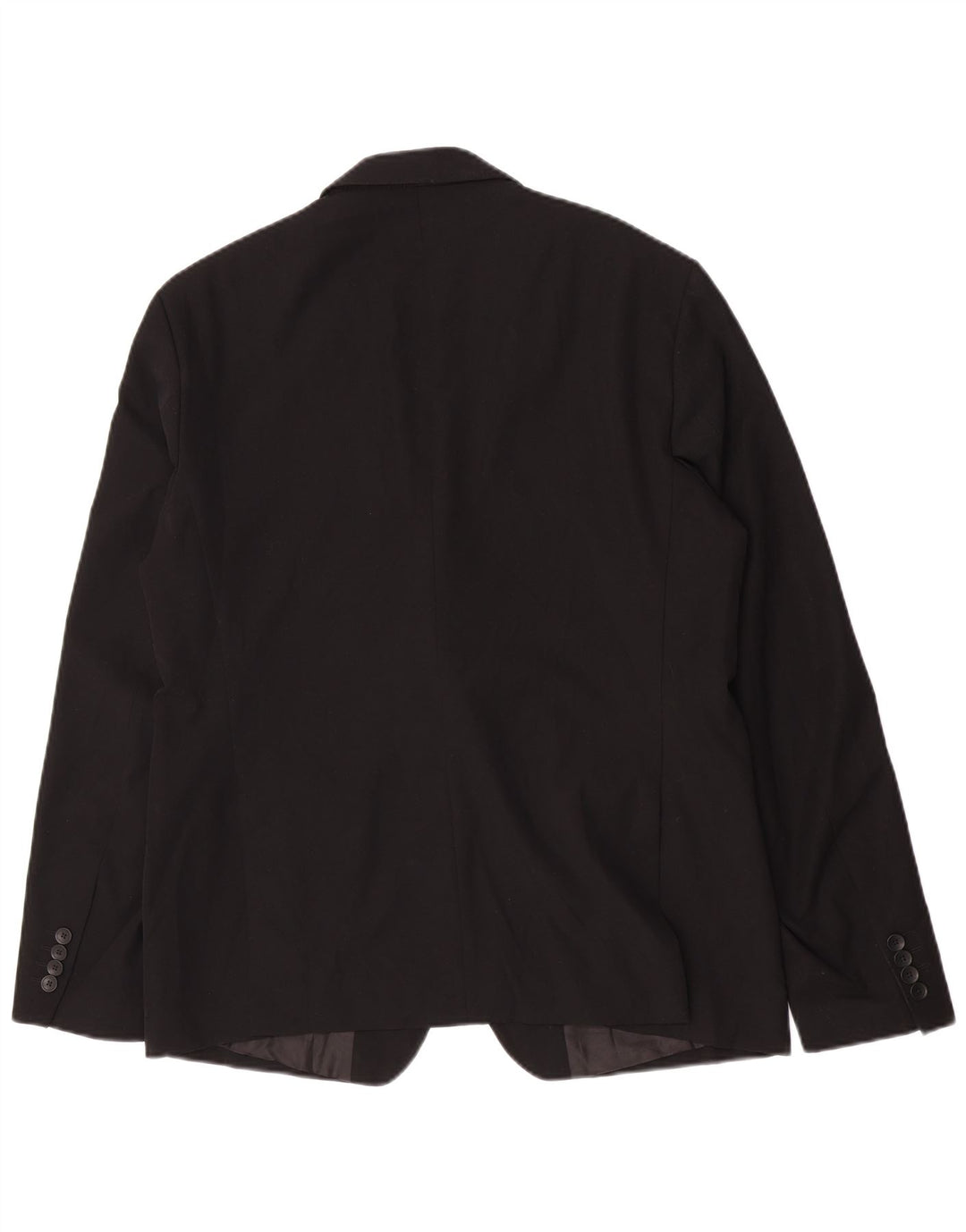 Zara Herre 2-knaps blazerjakke EU 54 XL Sort viskose