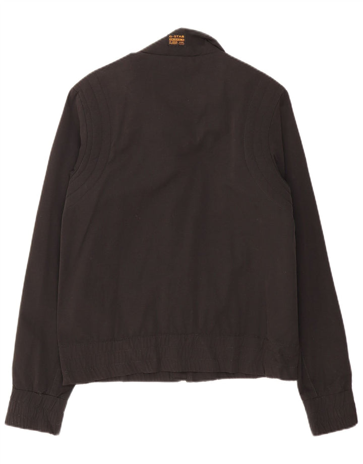 G-STAR Dame Bomber Jacket UK 14 Medium Sort Bomuld
