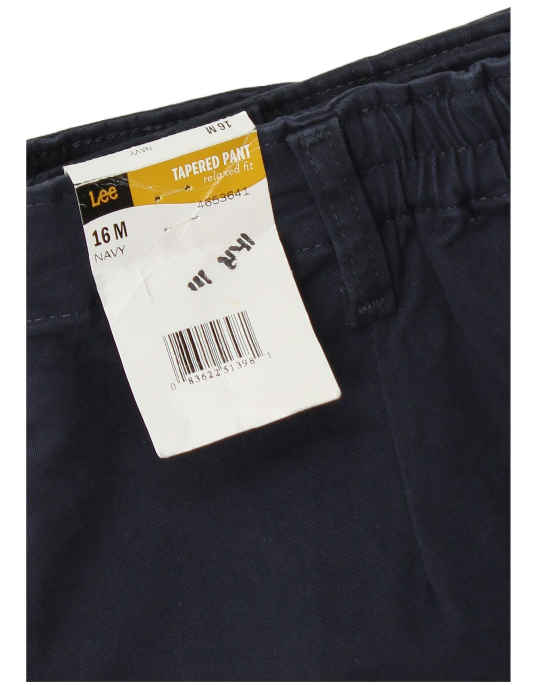 Lee Dame Pegged Chino Bukser US 16 2XL W36 L30 Marineblå Bomuld