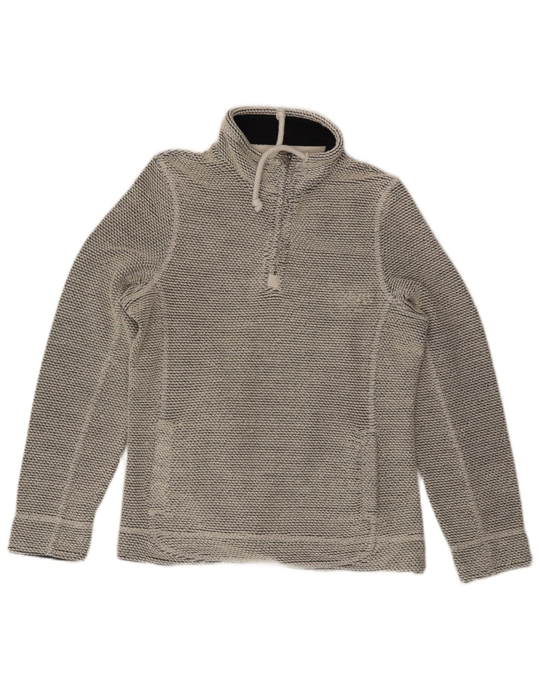 WEIRD FISH Sweatshirt med lynlås til kvinder DK 12 mellemgrå akryl